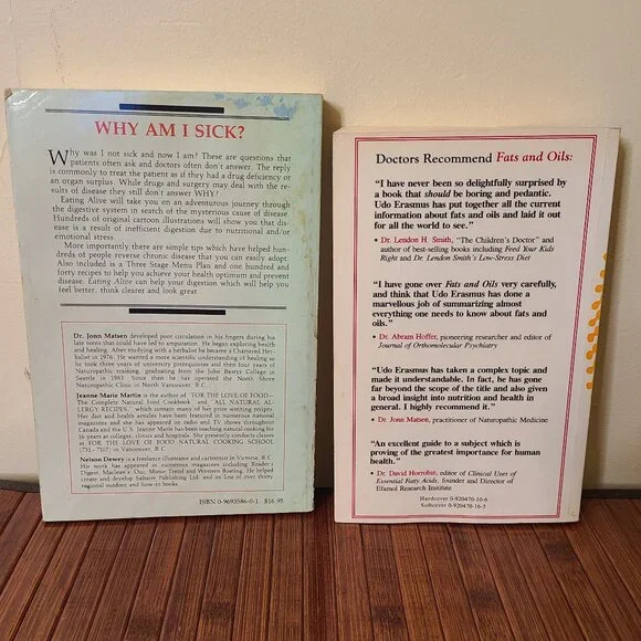 The Complete Guide to Fats & Oils - Erasmus Udo/Eating Alive - Dr. J.  Matsen - Picture 2 of 7